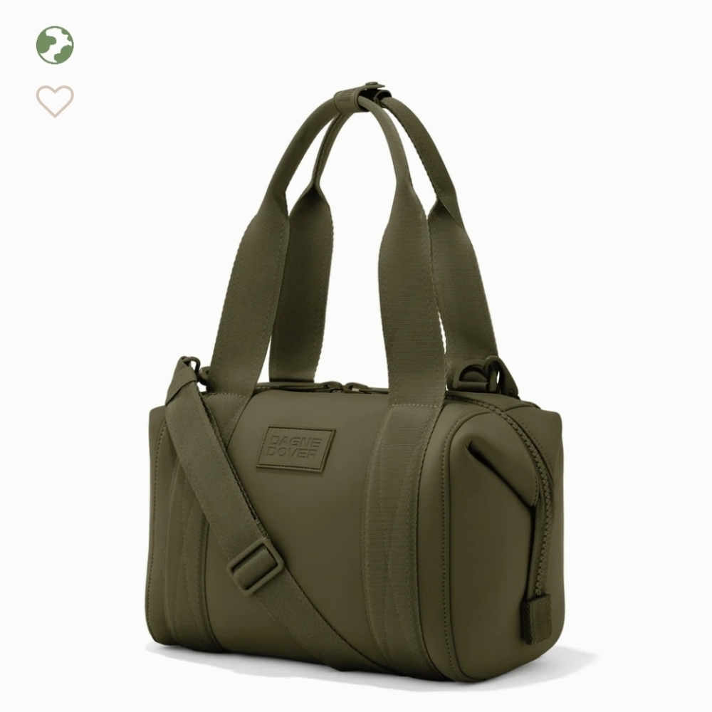 Dagne Dover Small London Carryall Bag in Dark Moss